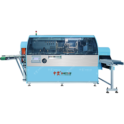 Máquina de impressão de secagem UV da tela de seda do servo automático completo cônico da máquina imprimindo para copos