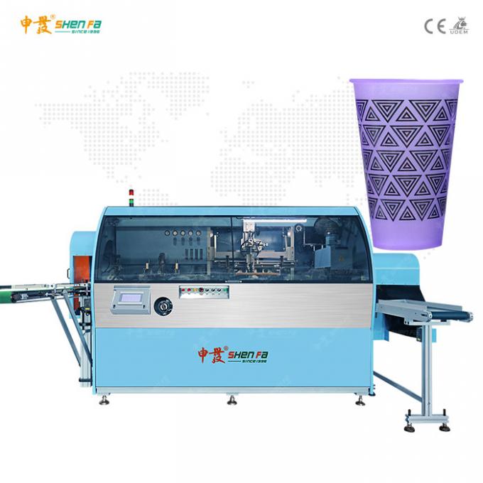 Máquina de impressão plástica automática completa econômica da tela da garrafa do animal de estimação da impressora da tela da garrafa