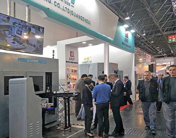 Máquina de impressão de tela de servo completo de alta velocidade/estampagem a quente para cigarros eletrônicos redondos/ovais/triangulares 10