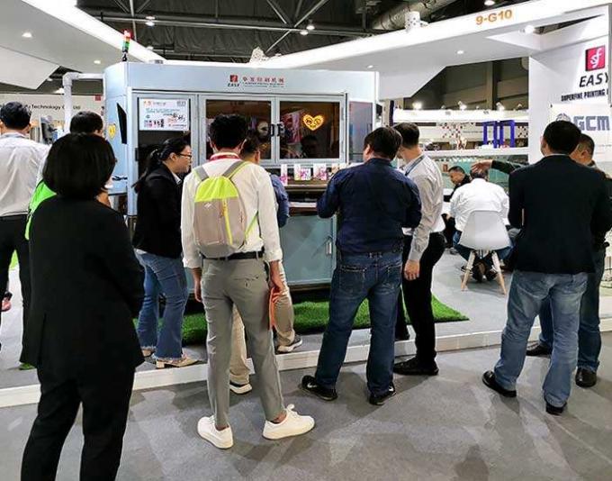 Máquina de impressão de tela de servo completo de alta velocidade/estampagem a quente para cigarros eletrônicos redondos/ovais/triangulares 12