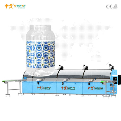 Máquina de impressão de tela automática de balde transparente 4L 3 cores